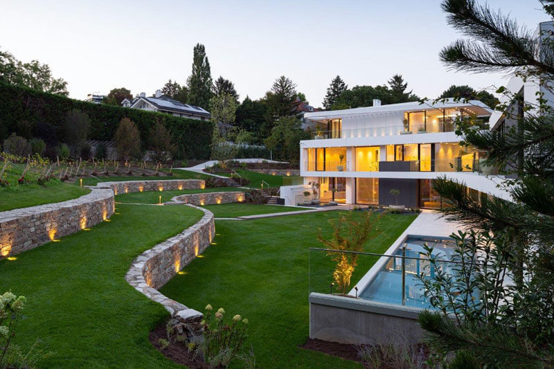 Outdoor-Beleuchtung Villa K by Peckal Agency, Flos Österreich Outdoor-Beleuchtung Villa K by Peckal Agency, Flos Österreich